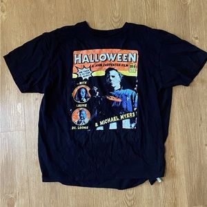 XL, Halloween Graphic Black T-Shirt